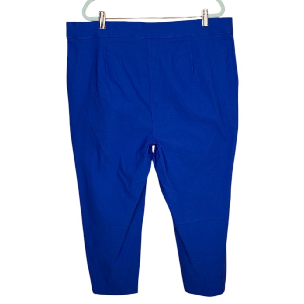 Rafaella Women's Stretch Capri Pant Blue. Size 18 - Picture 7 of 11